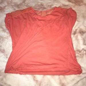 Aryn k coral top